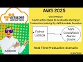 AWS CloudWatch Alarm Lambda function Python Production scenario