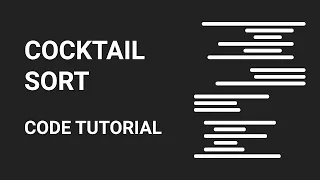 cocktail sort algorithm python
