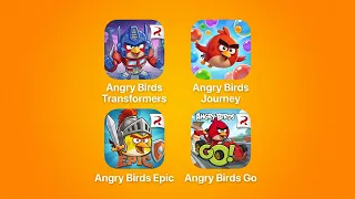 Best Angry Birds Games: Angry Birds Transformers,Angry Birds Journey,Angry Birds Epic,Angry Birds Go