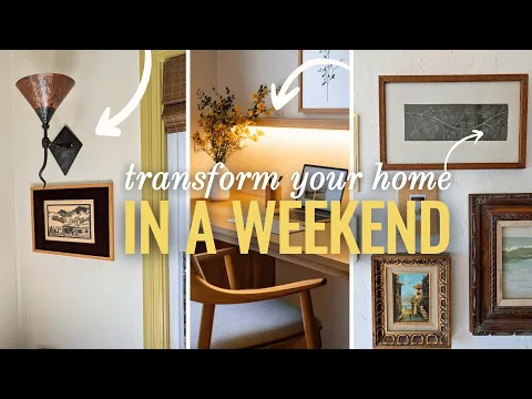 For Under $100 You Can TRANSFORM Your Home with these 16 Weekend Projects!