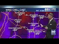 Wind Chill Warning Tracking arctic cold weather across Massachusetts