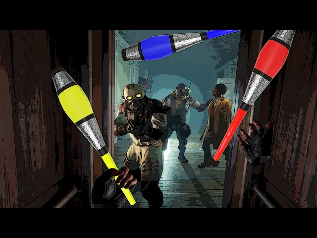 Juggling in Half-Life Alyx is so Satisfying!