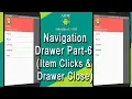 Android AIDE NavigationDrawer tutorial Part-6