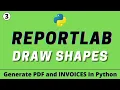 Draw Shapes in Reportlab Reportlab Tutorial in Hindi Create PDF and INVOICE