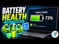 How to Check Laptop Battery Health in Windows Battery Report Health Percentage