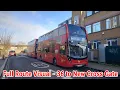 Full Route Visual London Bus Route 36 - Queen s Park Station to New Cross Gate EH184 YY67URN