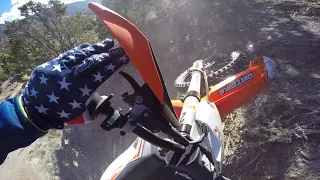 screwing around and paying the price with a hard crash this one hurt for weeks 