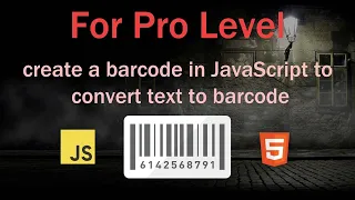 How to create a barcode in JavaScript to convert text to barcode