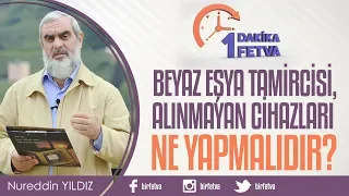 Beyaz eşya tamircisi, alınmayan cihazları ne yapmalıdır?
