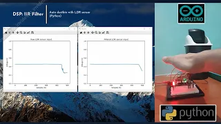 DSP Real-time IIR filter using Arduino Python