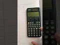 How to find inverse of a matrix from a Calculator casio fx 991 cw