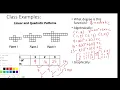 Linear and Quadratic Patterns