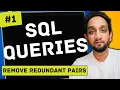 Remove Redundant Pairs - SQL Interview Query 1 SQL Problem Level HARD