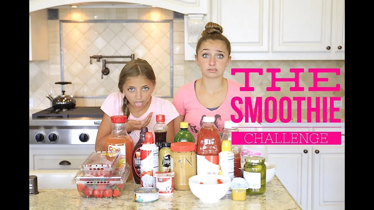 The Smoothie Challenge | Brooklyn and Bailey