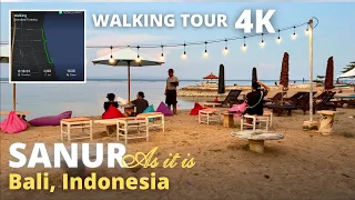 sanur bali indonesia relax video 4k virtual walking tour sanur beach bali sanur bali 2022