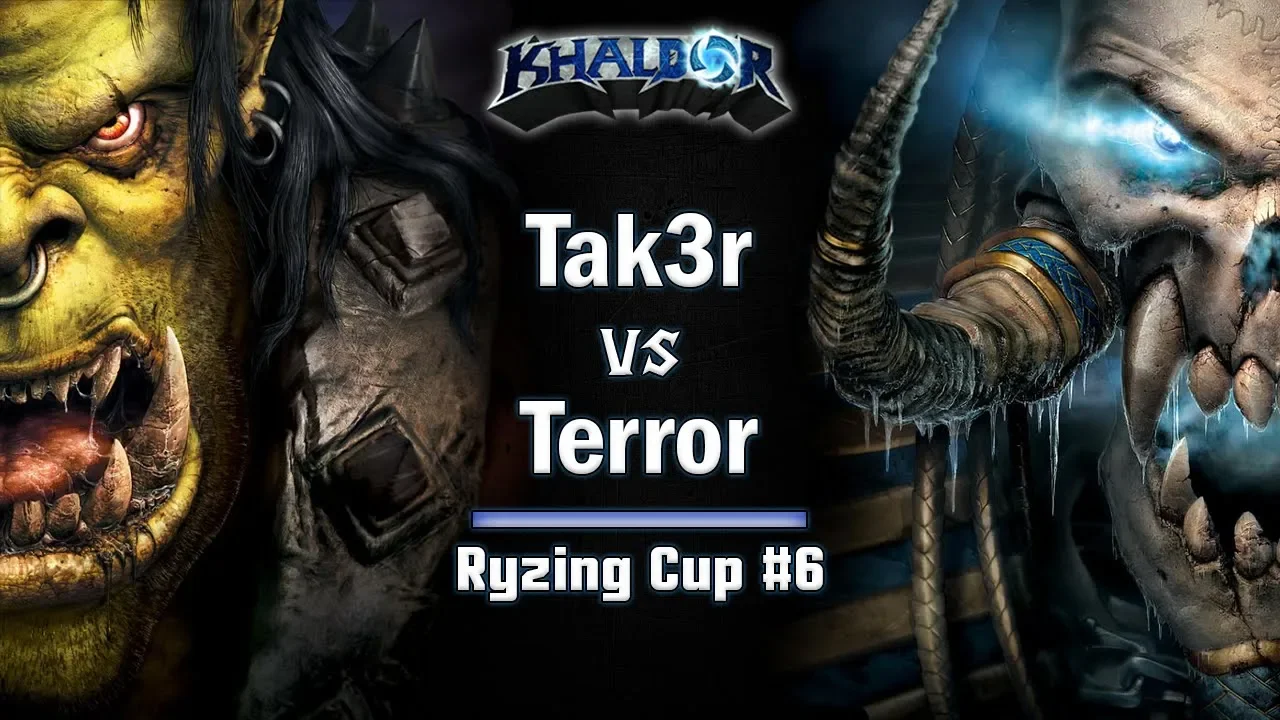 ► WarCraft 3 - Tak3r (Orc) vs. Terror (UD) - Ryzing Cup #6