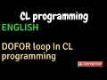 IBM i AS400 Tutorial iSeries System i - DOFOR loop in CL programming
