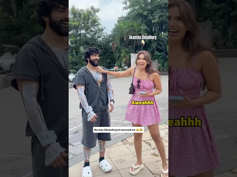 Akansha Choudhary waxxed my chest😭🤯