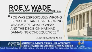 Leaked Supreme Court Draft Opinion On Overturning Roe V Wade