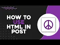 How To Use HTML In Craigslist Post Quick Easy