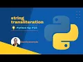 Python tip 15 string transliteration