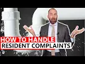 How to Handle Resident Complaints