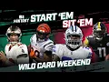 Start Em Sit Em Wild Card Weekend Sports Illustrated
