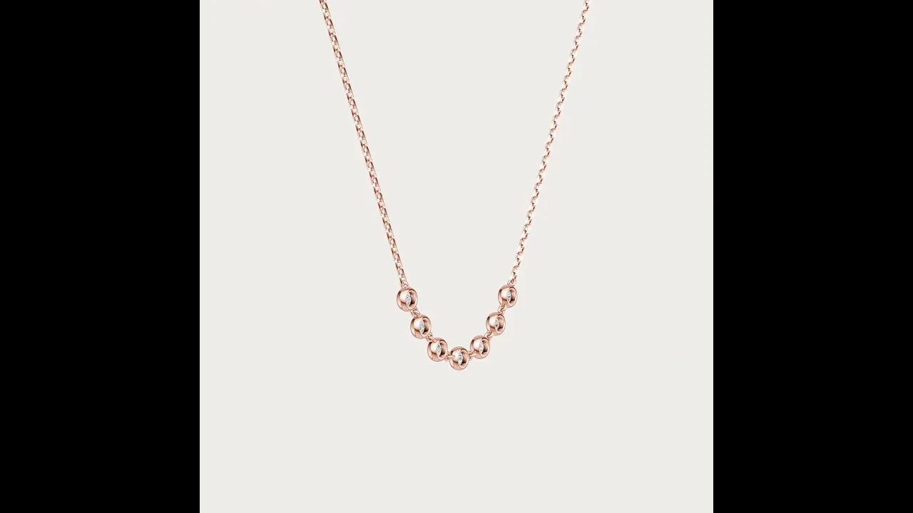 Golden Hour | Graduated Bezel Diamond Necklace