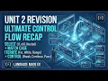 Quick Recap Python Match Case Loops Unit 2