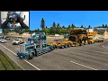 Download Lagu Mining Truck 75 Tons Special Transport - American Truck Simulator - Logitech G29 Setup + Handbrake