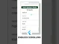 Endless scrolling Lazy loading Infinite scrolling in Futter
