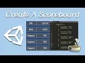 How To Create A Scoreboard System For Your Game - Unity Tutorial