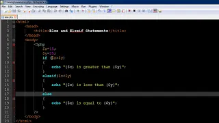 PHP MySQL Tutorial 22 Else Elseif Statements YouTube