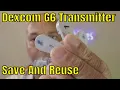 Dexcom G6 Transmitter Save Restart Sensor By removing Transmitter