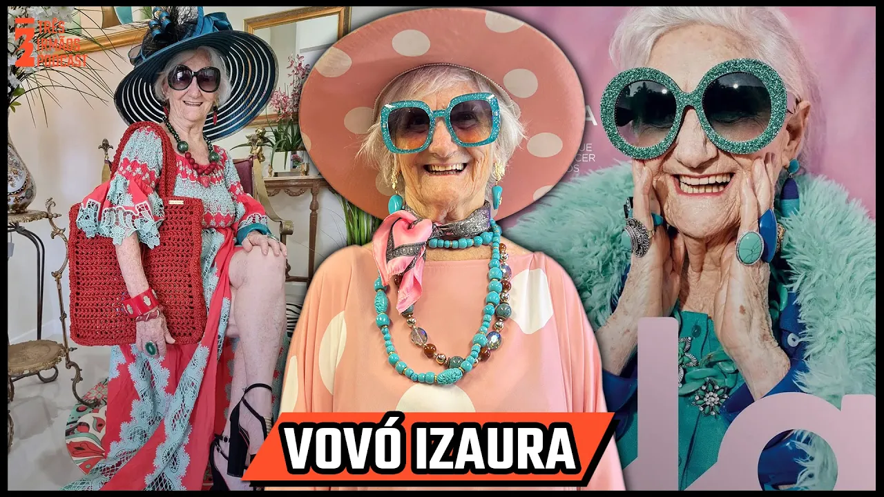 Vovó Izaura - Modelo Influencer de 81 anos - Podcast 3 Irmãos #362