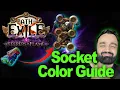How to use Chromatic Orbs for Coloring Sockets using in Path of Exile 3 27 Keepers of the Flame