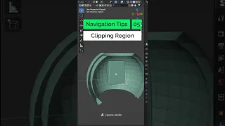 Blender Navigation Tip 05 Clipping Region