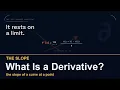 Derivatives Explained The Speed at a Single Instant