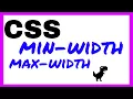 CSS Min Width CSS Max Width