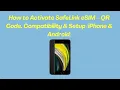 How to Activate SafeLink eSIM - QR Code Compatibility Setup iPhone Android