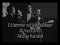 The Hammer Song (If I had a hammer) - The Weavers - (Lyrics)