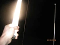 CB Radio - Fluorescent light bulb trick No wires here