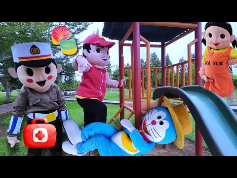 Download MP3 Drama Badut Lucu SquidGame Boboiboy Doraemon Jualan Es Krim Balonku Jagain Bayi Cocomelon Nangis
