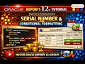 3 Oracle Reports 12c Serial Number Date Format Mask Conditional Formatting