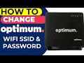 How to Change Optimum WiFi Password SSID Network Name