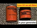 Generac generator Oil Filter - MAYBE you can save money by using a car engine filter-READ COMMENTS