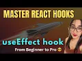 Master useEffect Hook useEffect Hook in React from Basic to Advance useEffect Hook in React