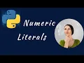 python - numeric literals