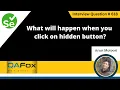 What will happen when you click on hidden button Selenium Interview Question