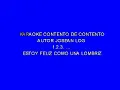 Josean Log- contento de contento karaoke